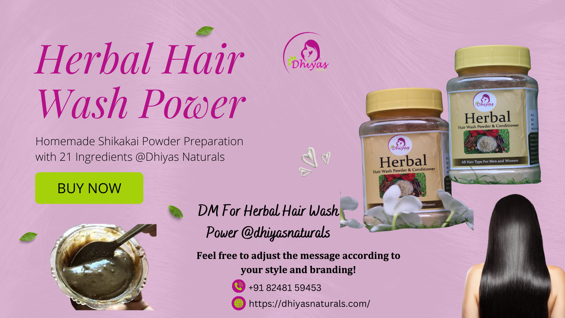 Homemade Shikakai Powder preparation with 21 Ingredients and Benefits of Shikakai @Dhiyas Naturals​