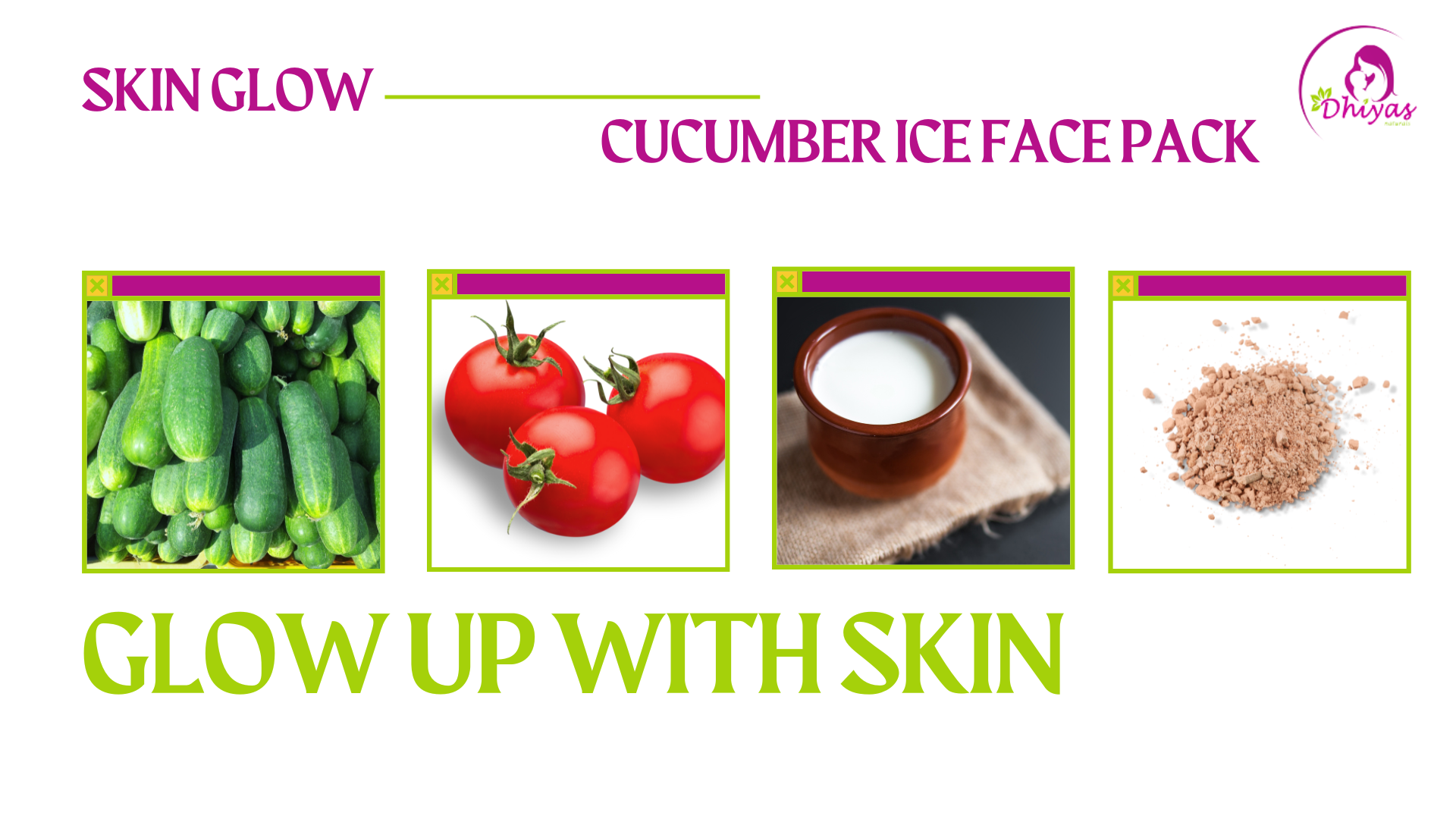 Skin Glow Cucumber Ice Face Pack