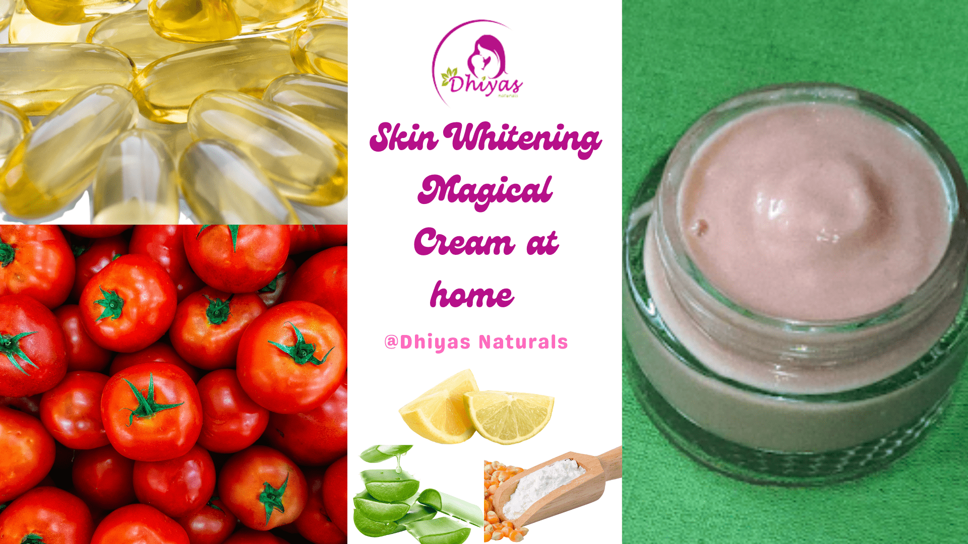 Skin Whitening Magical Cream at home