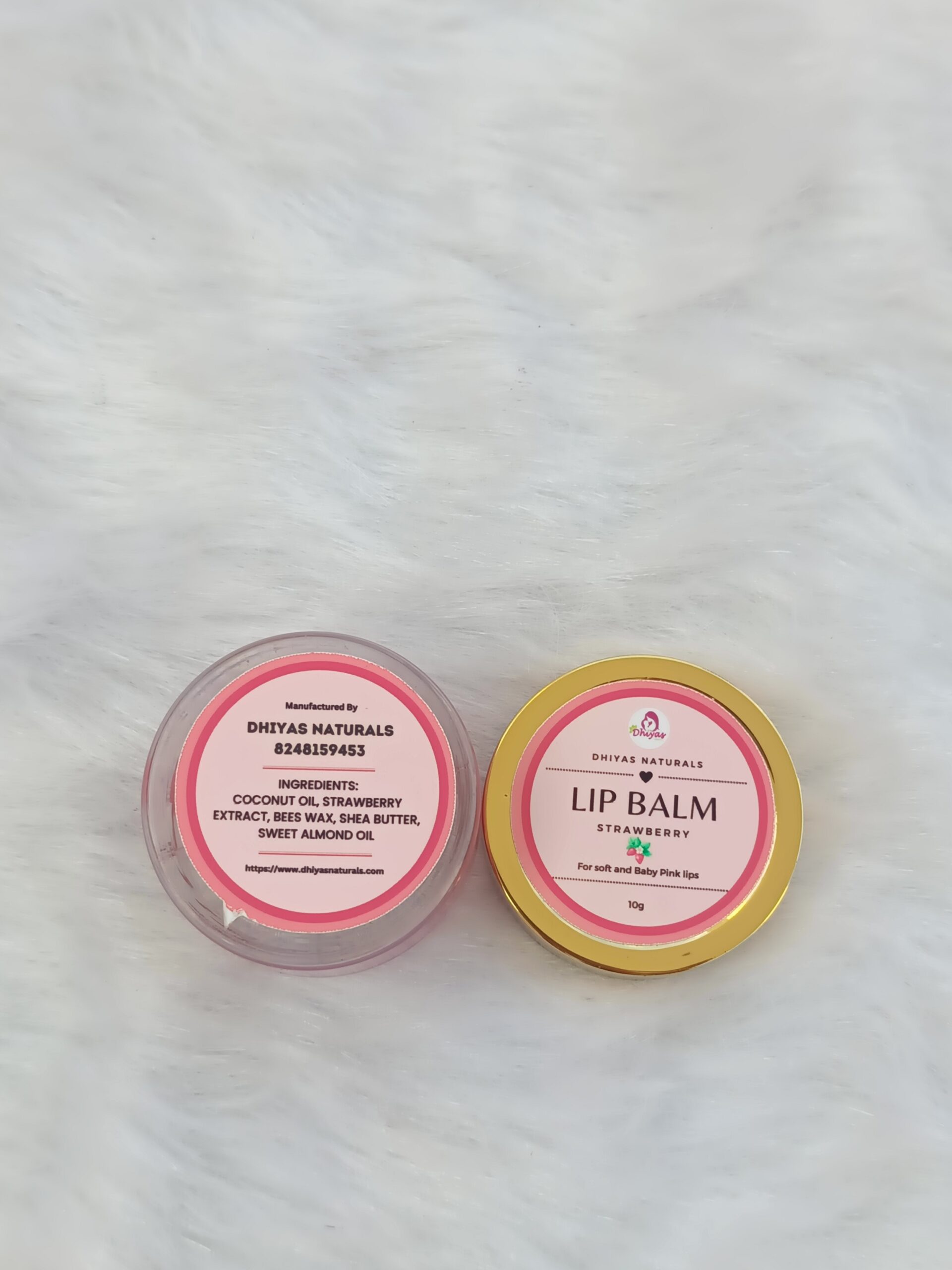 Strawberry Lip Balm <br/><span style=font-size:15px;> 15gm </span>